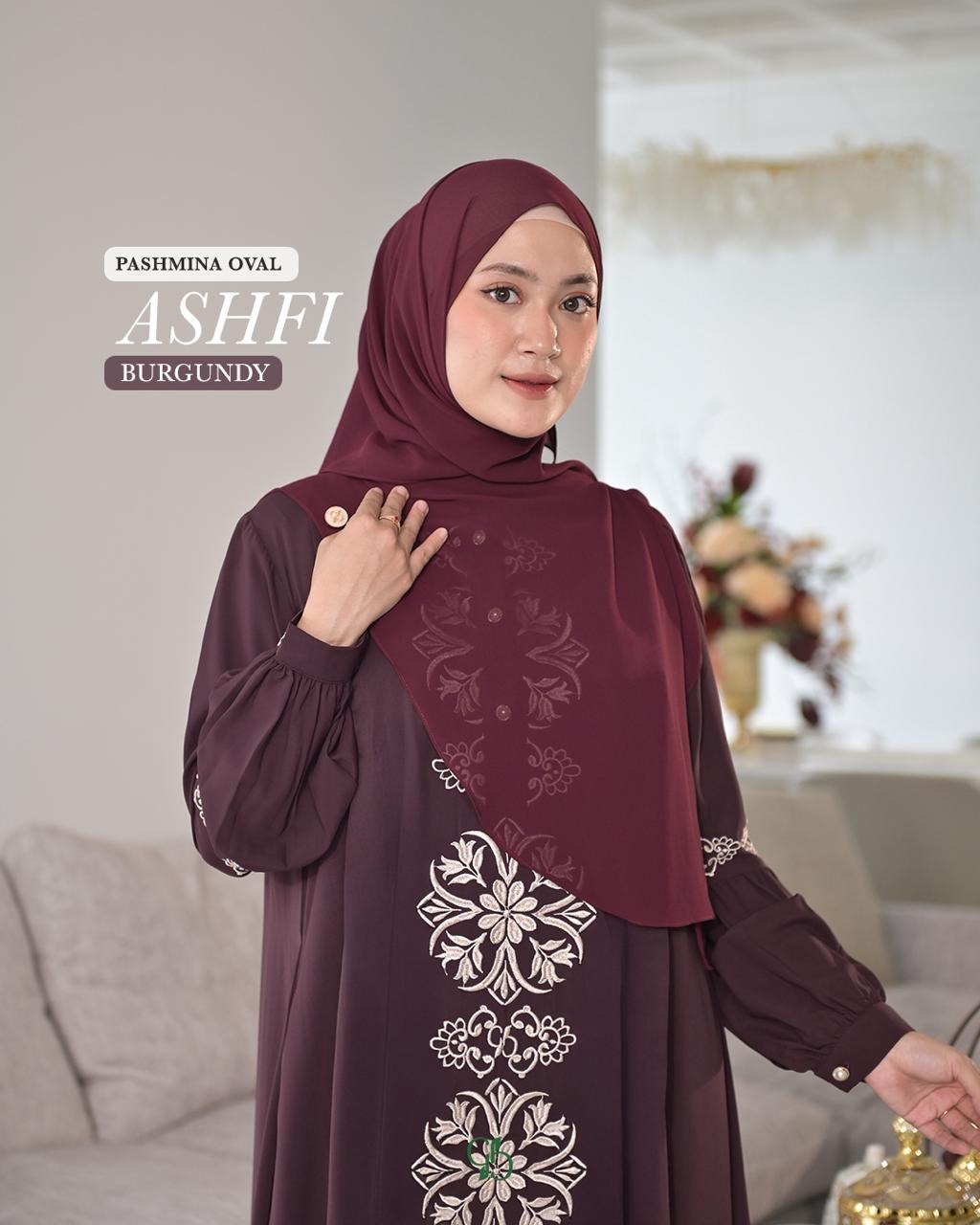 GREENISM - SARIMBIT ASHFI HIJAB DEWASA ALL COLOR | Gamis Lebaran 2026 Model Terbaru