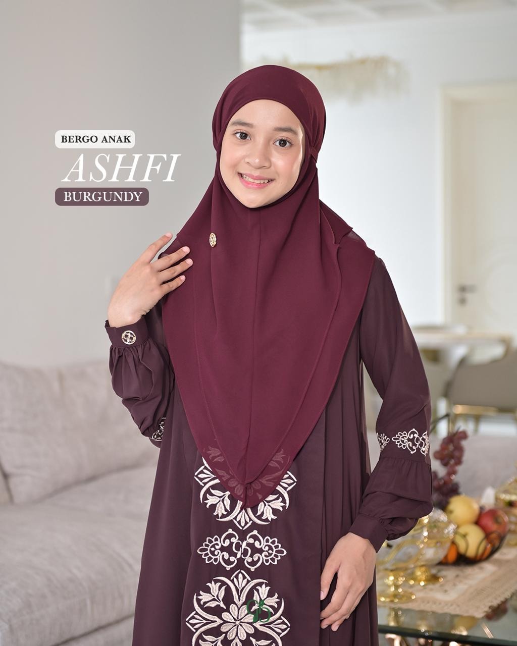SARIMBIT ASHFI BERGO ANAK & BAYI ALL COLOR | Gamis Lebaran 2026 Model Terbaru