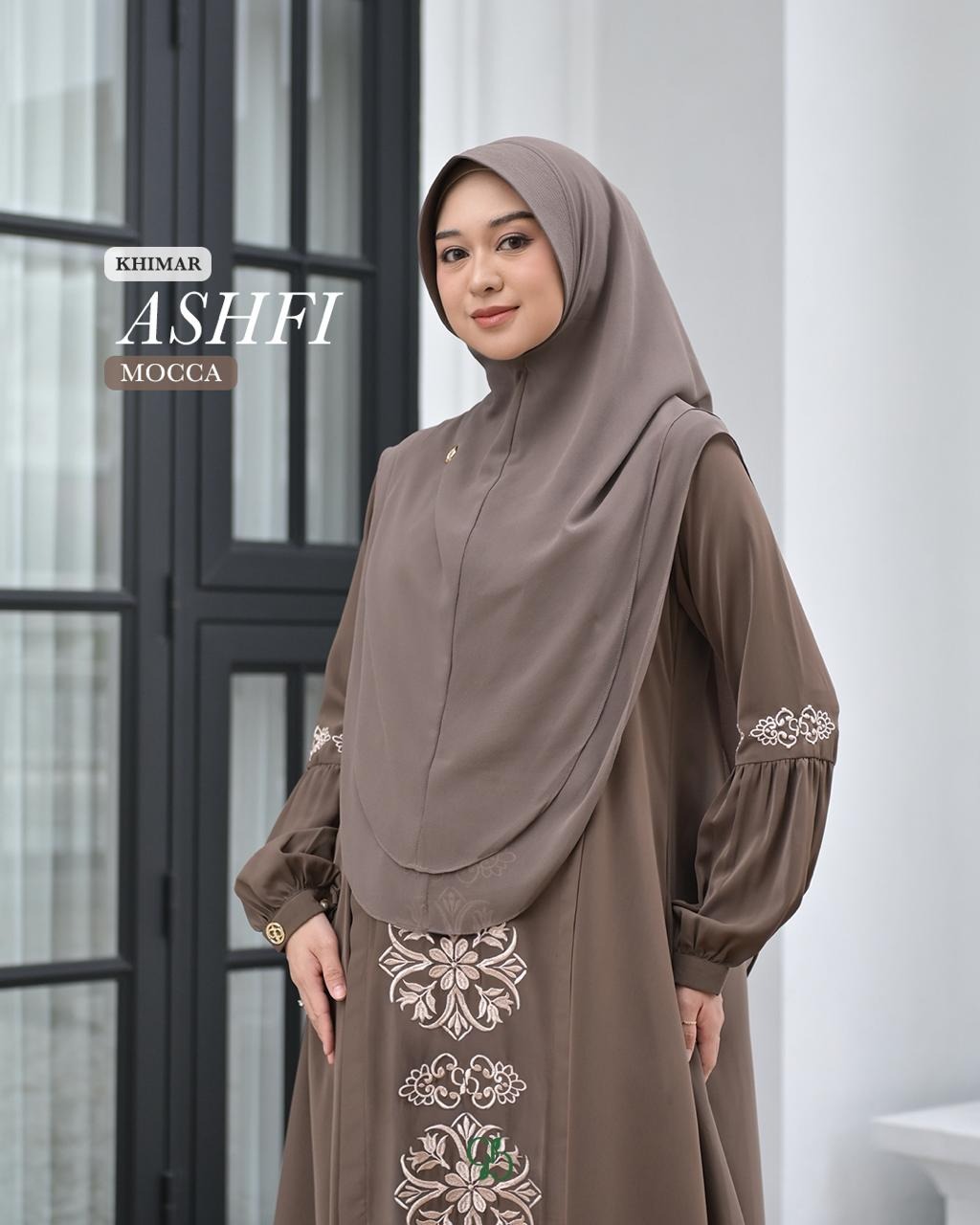 GREENISM - SARIMBIT ASHFI HIJAB DEWASA ALL COLOR | Gamis Lebaran 2026 Model Terbaru