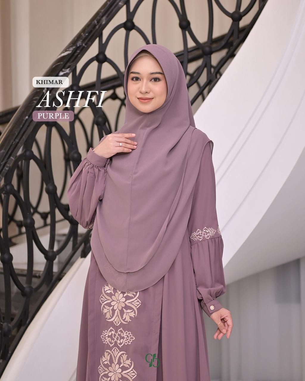 GREENISM - SARIMBIT ASHFI HIJAB DEWASA ALL COLOR | Gamis Lebaran 2026 Model Terbaru