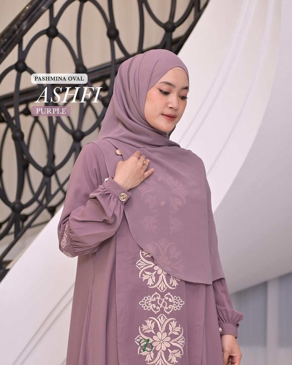 GREENISM - SARIMBIT ASHFI HIJAB DEWASA ALL COLOR | Gamis Lebaran 2026 Model Terbaru