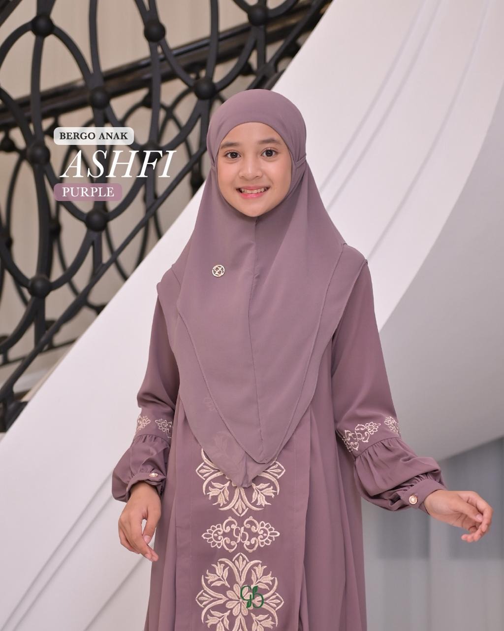 SARIMBIT ASHFI BERGO ANAK & BAYI ALL COLOR | Gamis Lebaran 2026 Model Terbaru