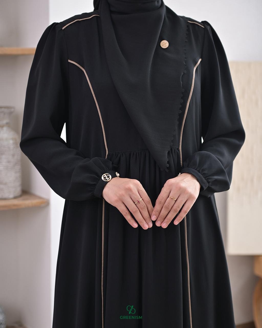 GREENISM - Mikala Dress Zavera Anti UV | Gamis Daily