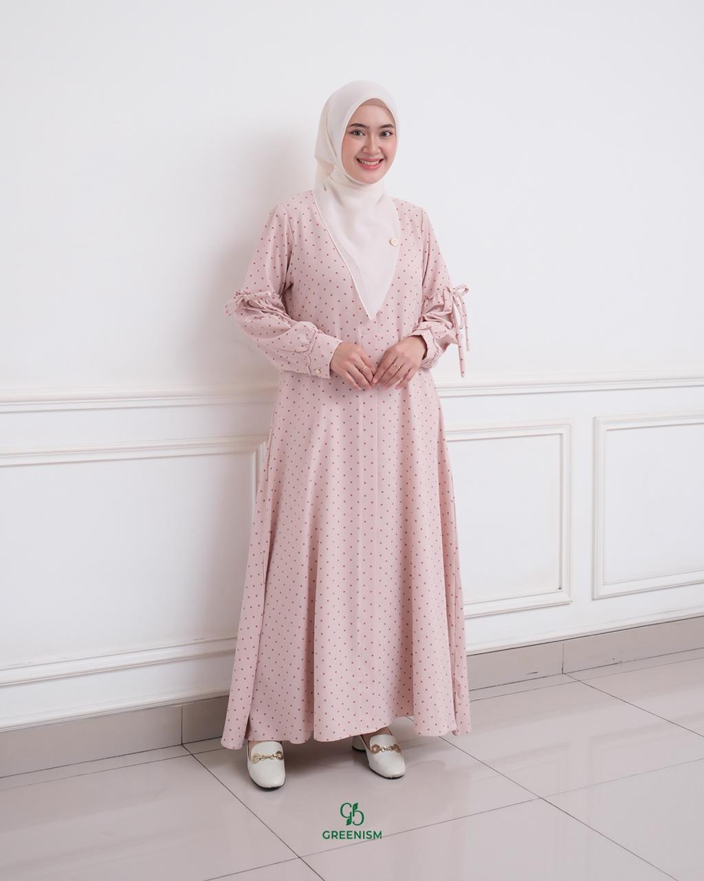 GREENISM - Annira serie 1 Dress Syakila | Busui friendly Gamis Daily