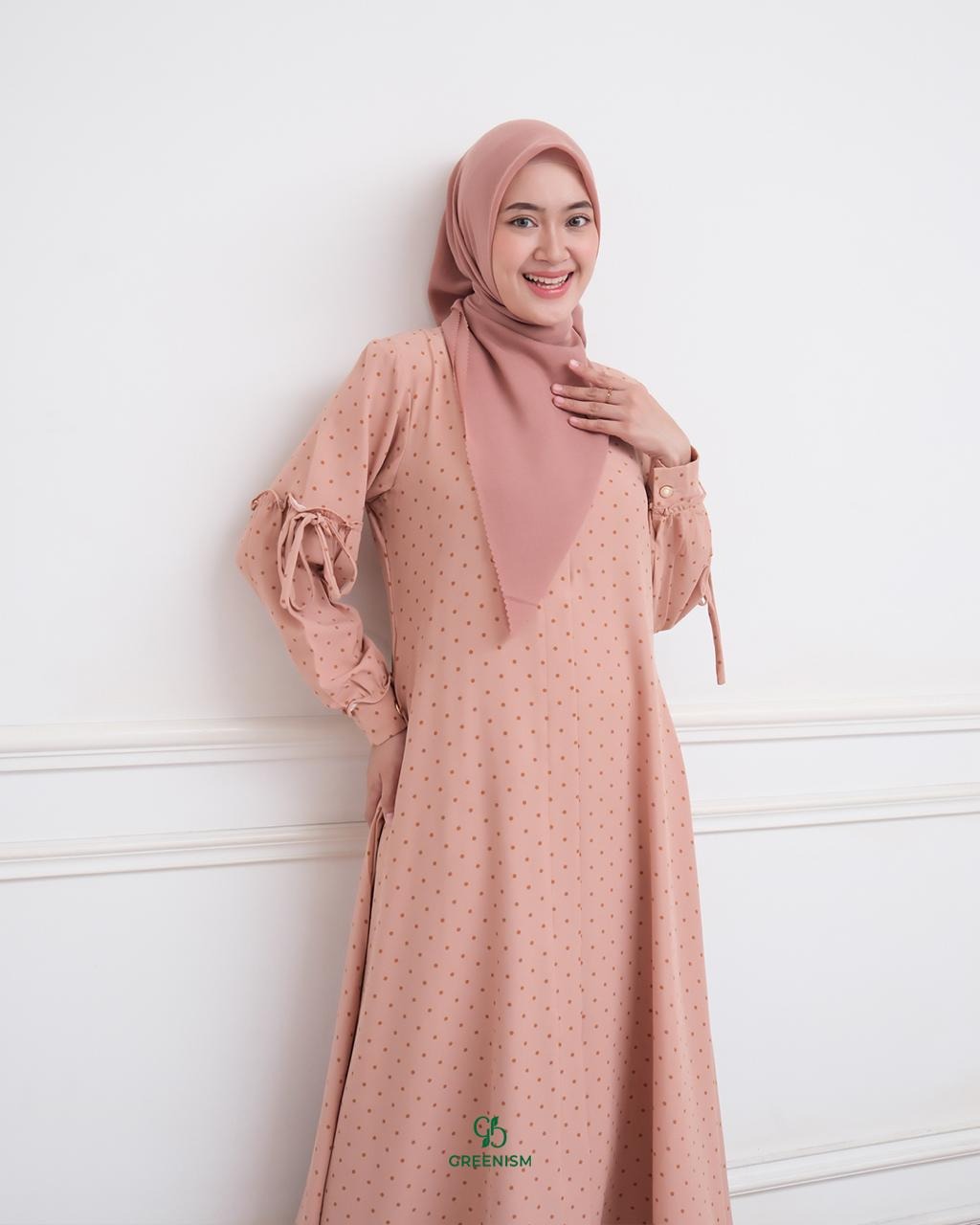 GREENISM - Annira serie 1 Dress Syakila | Busui friendly Gamis Daily