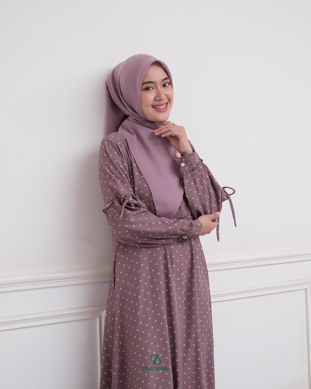 GREENISM - Annira serie 1 Dress Syakila | Busui friendly Gamis Daily