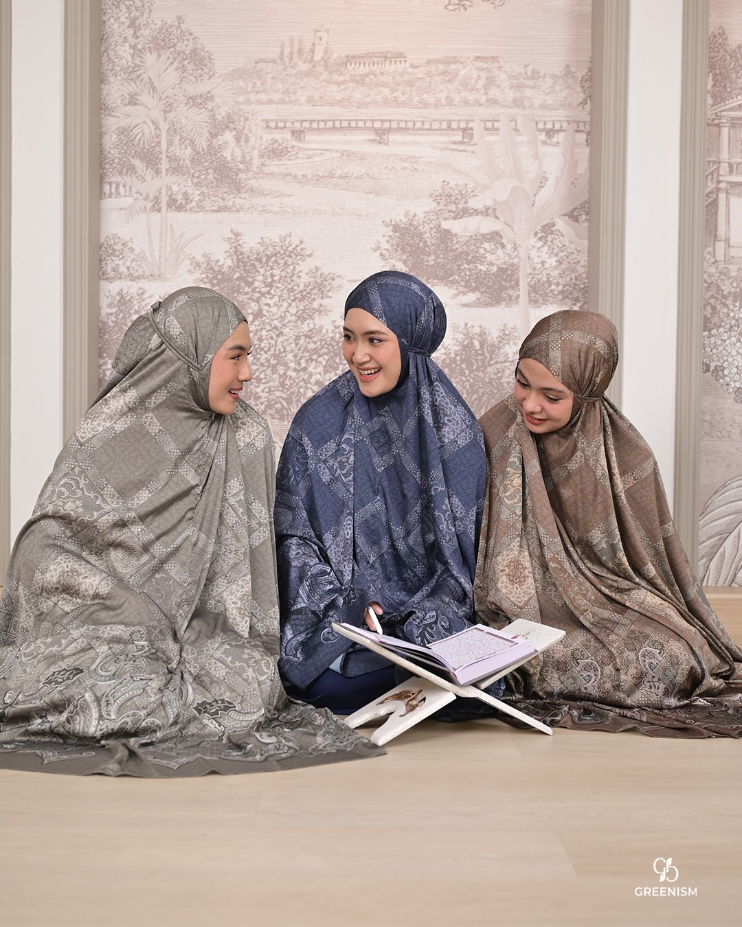 GREENISM - Leya Mukena Printing | Mukena Printing Wanita Terbaru 2026