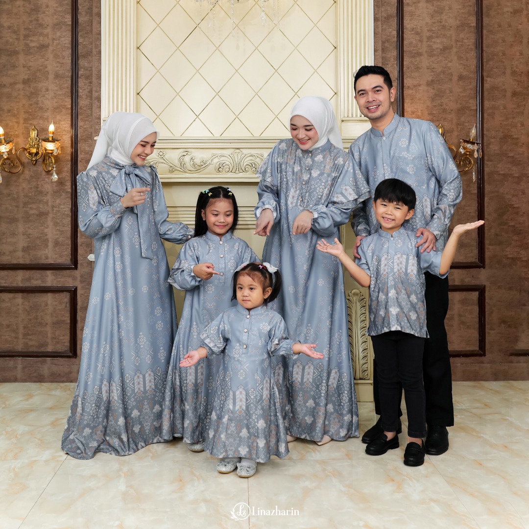 Linazharin - Seraya Aruna Sarimbit Series - Powder Blue