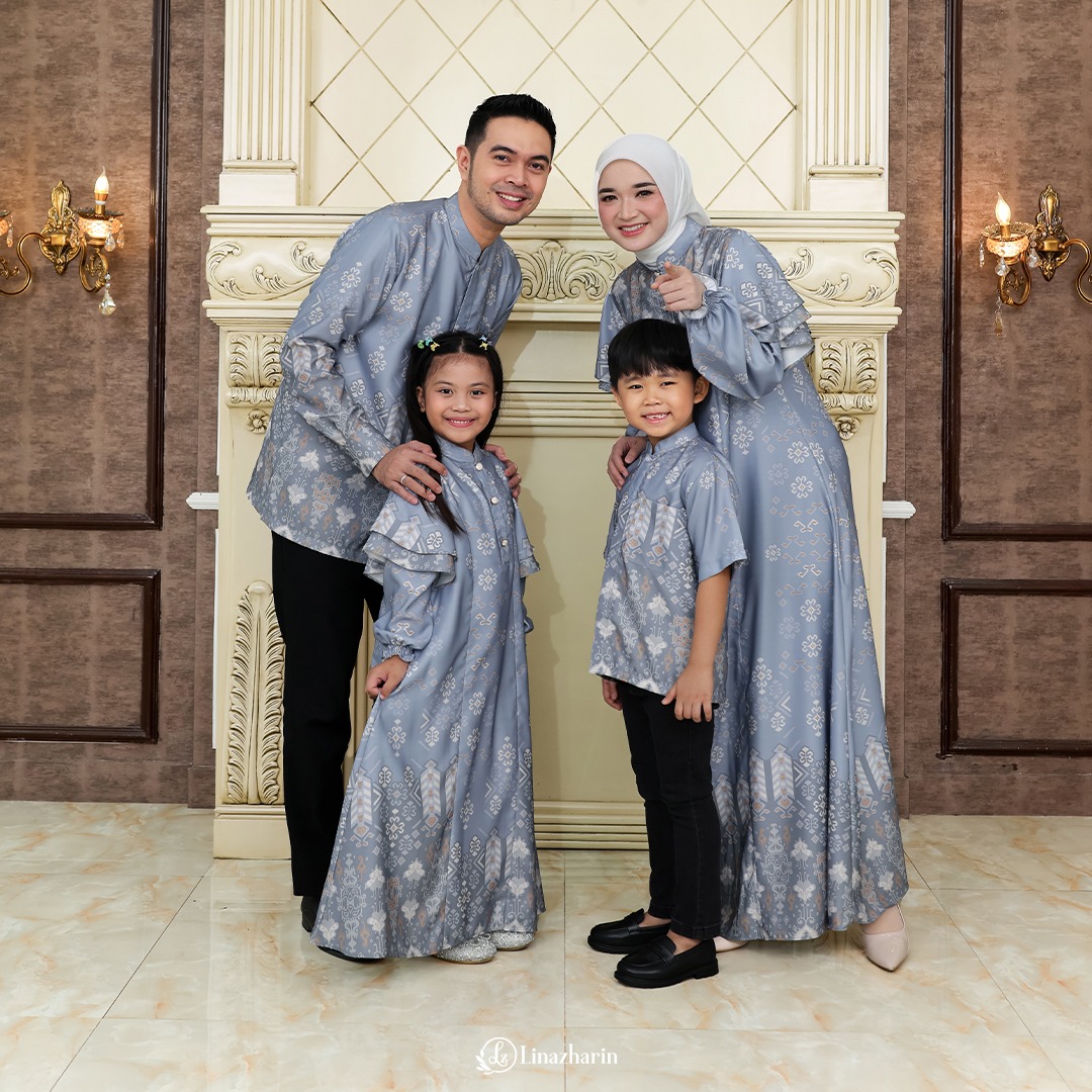 Linazharin - Seraya Aruna Sarimbit Series - Powder Blue