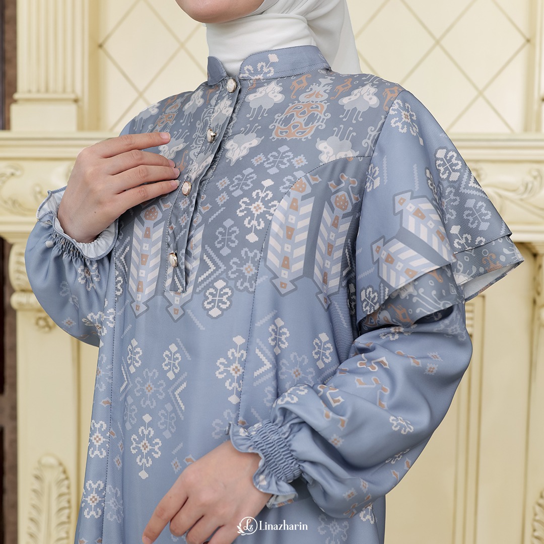 Linazharin - Seraya Aruna Sarimbit Series - Powder Blue