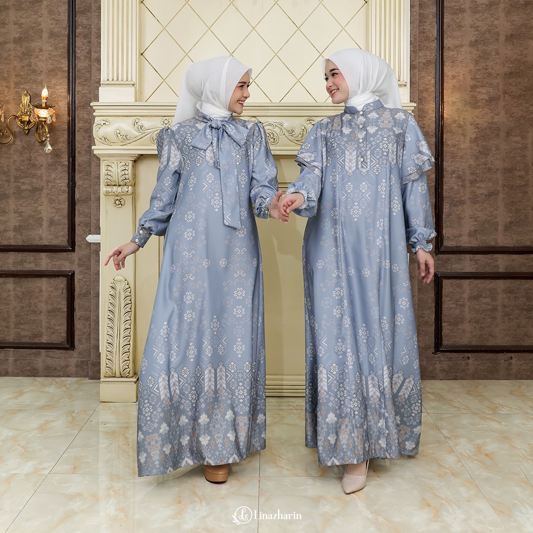Linazharin - Seraya Aruna Sarimbit Series - Powder Blue