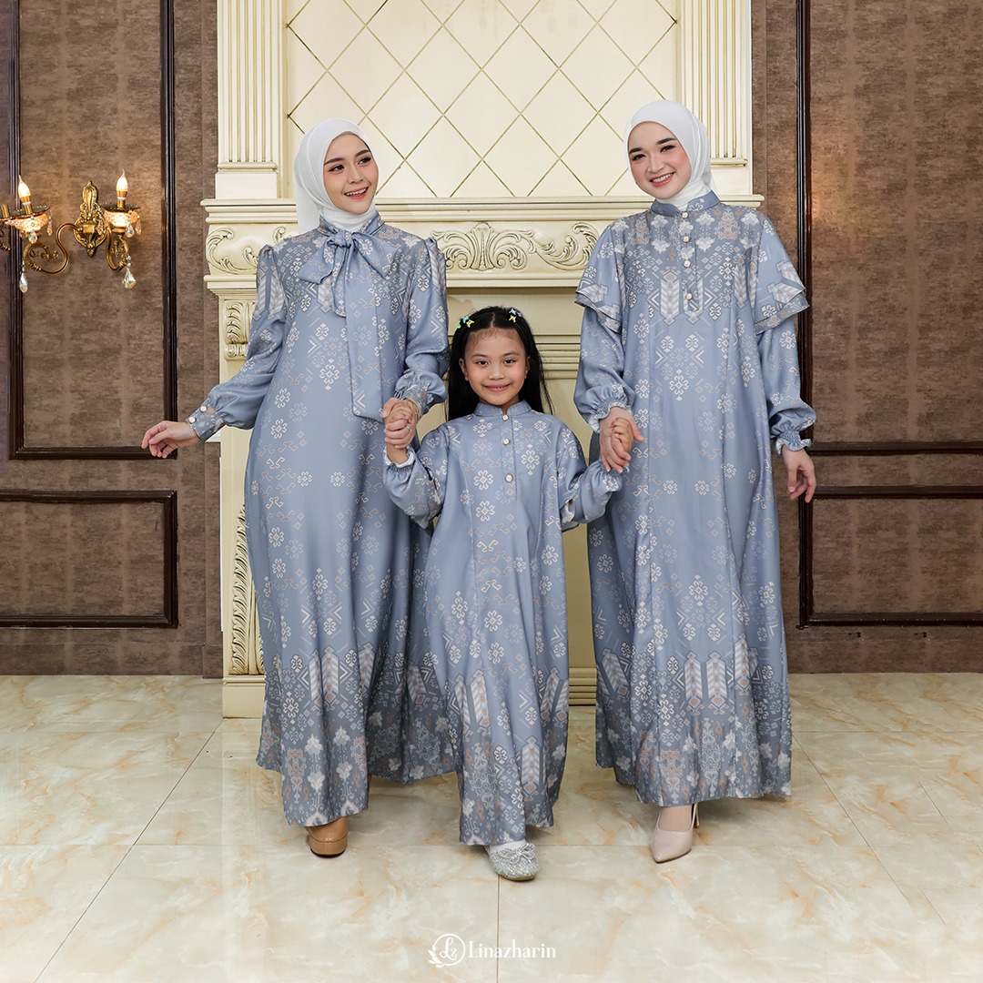 Linazharin - Seraya Aruna Sarimbit Series - Powder Blue