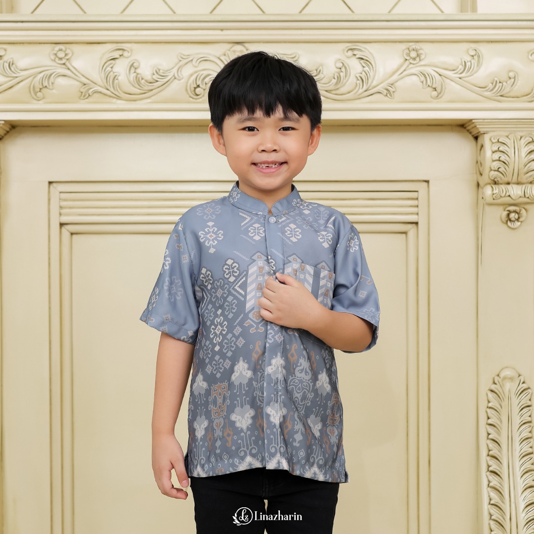 Linazharin - Seraya Aruna Sarimbit Series - Powder Blue