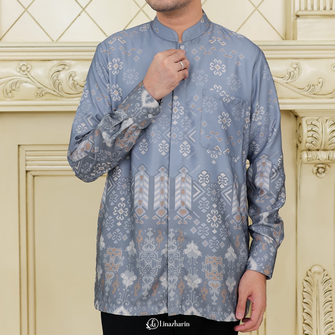 Linazharin - Seraya Aruna Sarimbit Series - Powder Blue