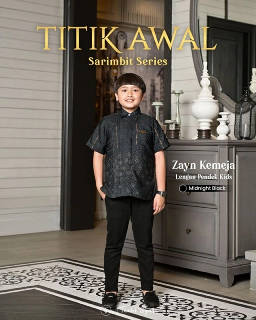Image of Titik Awal - Zayn Kids Kemeja Lengan Pendek
