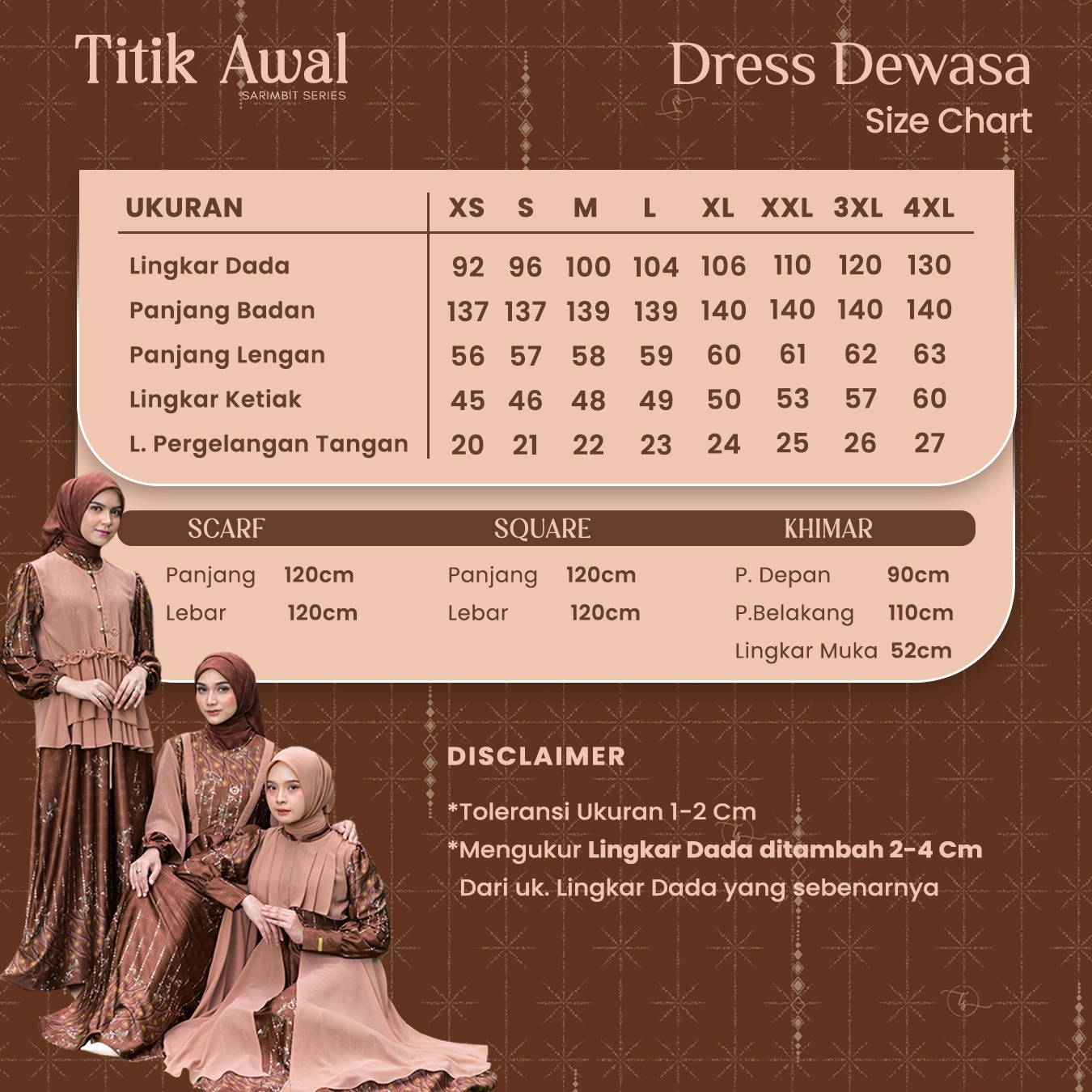 Chestnut Brown - Titik Awal Sarimbit Series