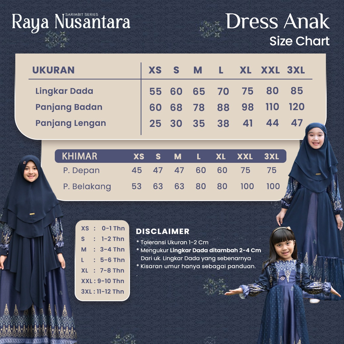 Navy Blue - Raya Nusantara