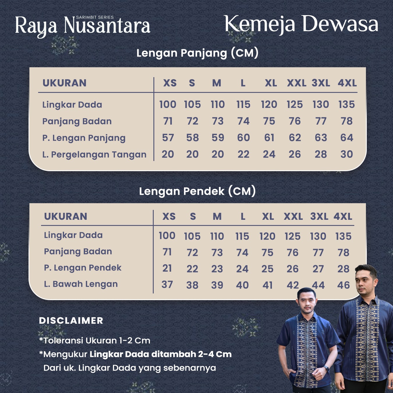 Navy Blue - Raya Nusantara