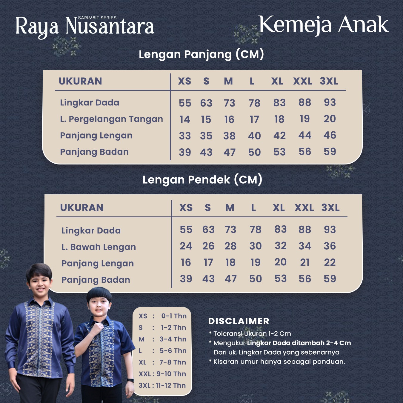 Navy Blue - Raya Nusantara
