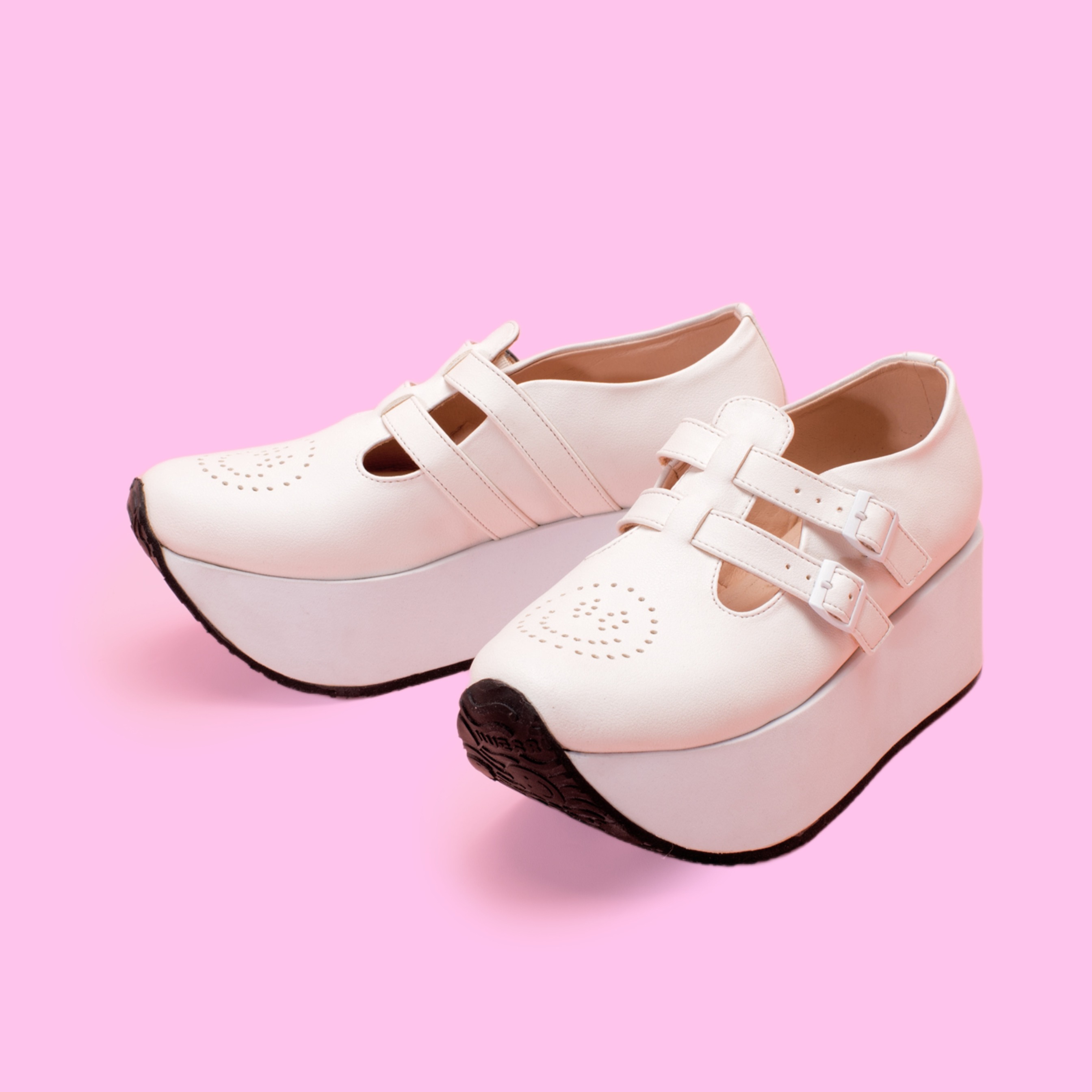 Baby Jane Platform Blanche