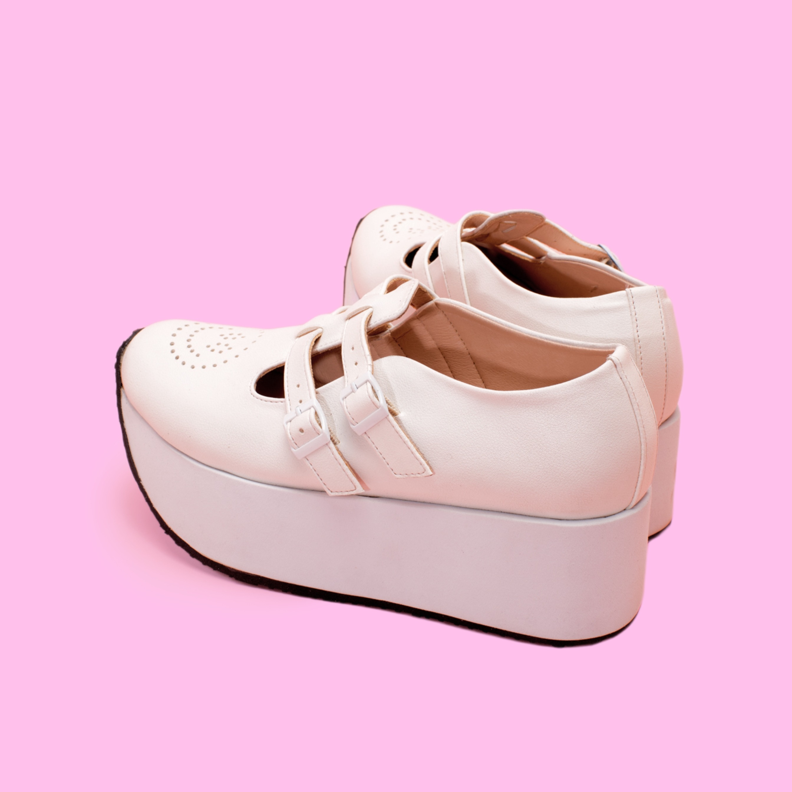 Baby Jane Platform Blanche