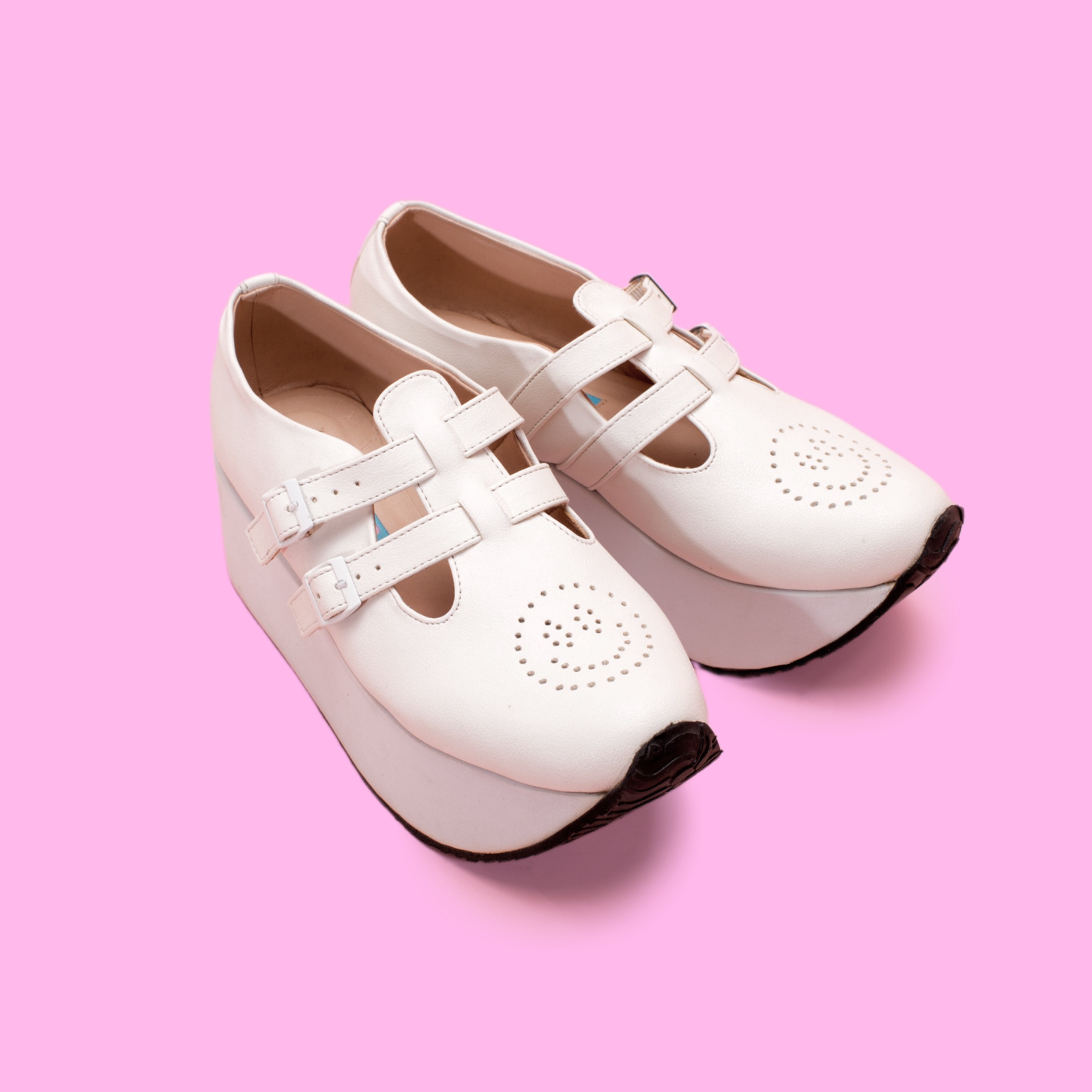 Baby Jane Platform Blanche