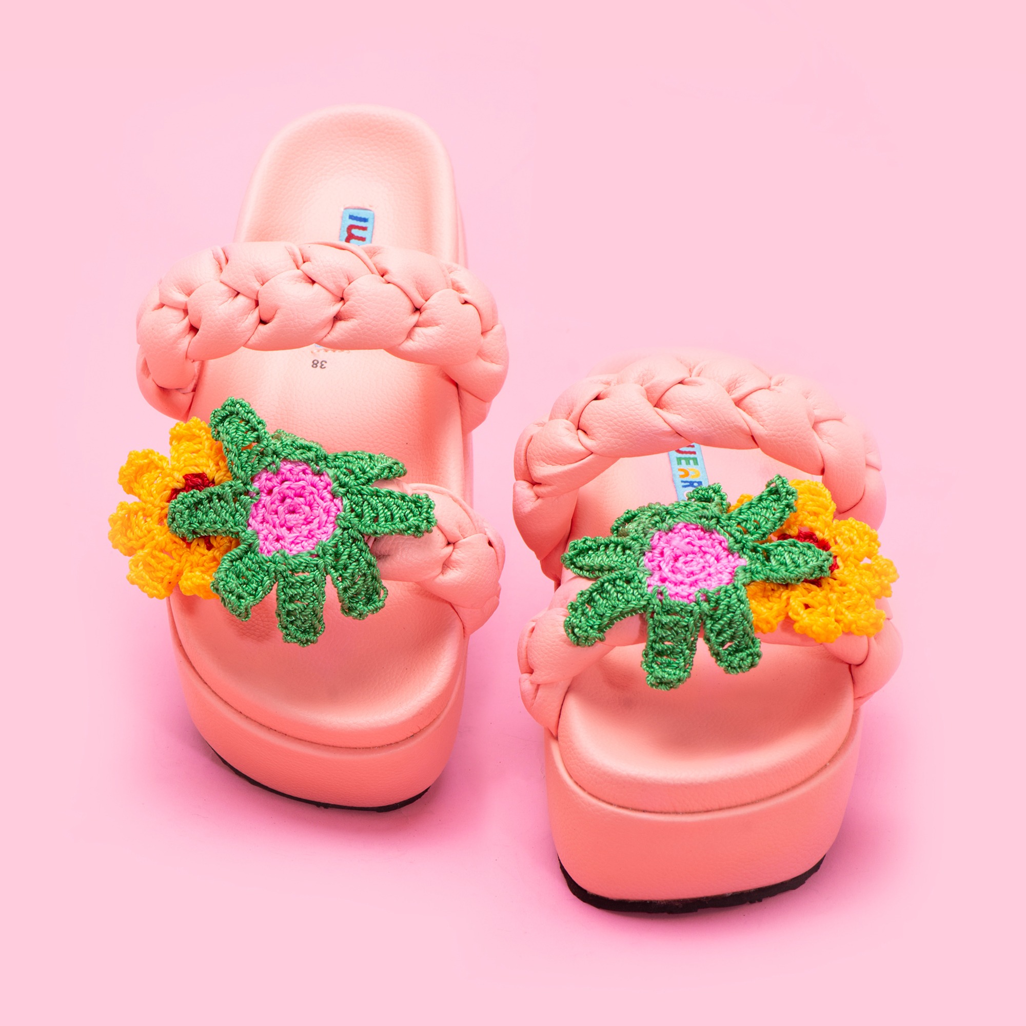 Momo Bubblegum Platform Sandals