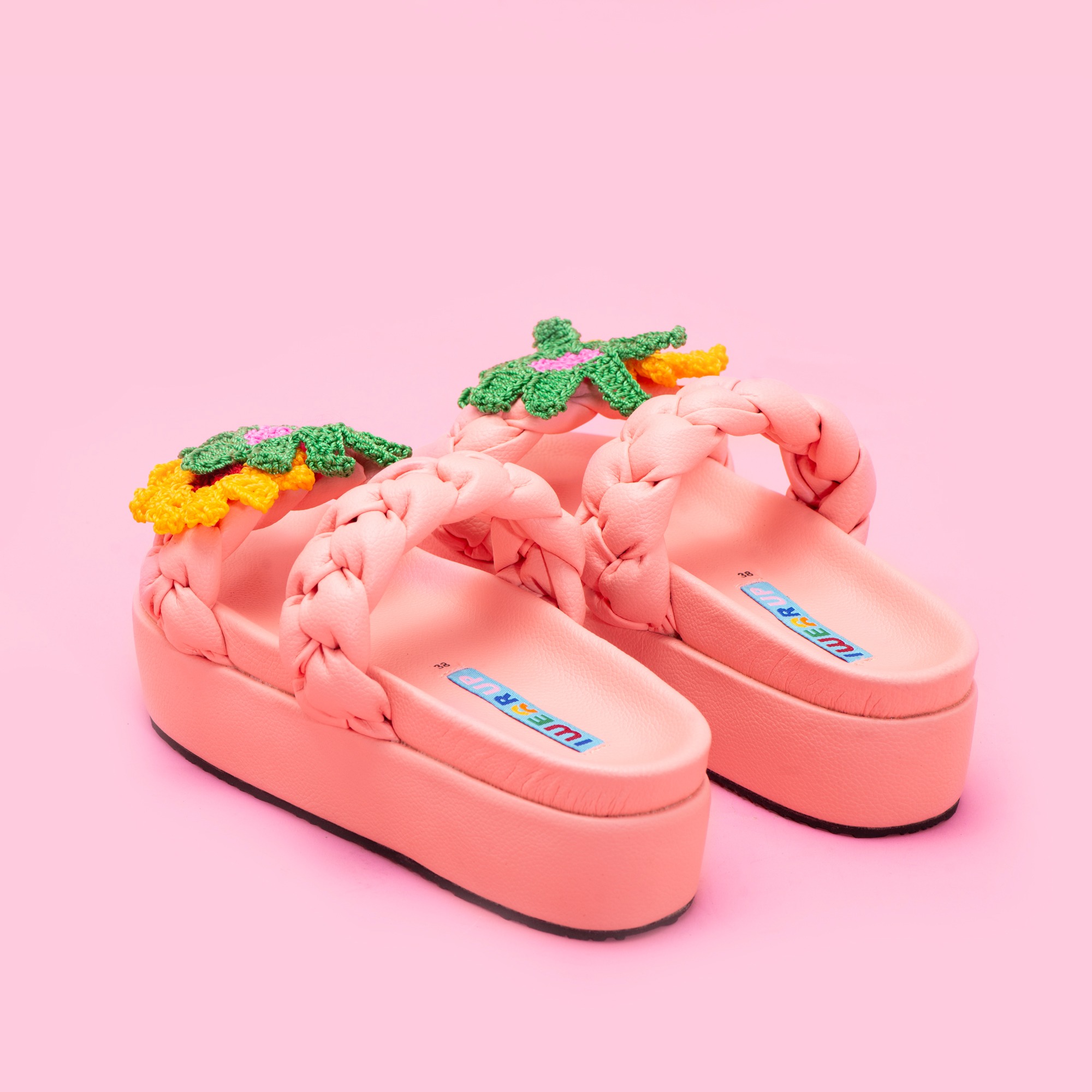 Momo Bubblegum Platform Sandals