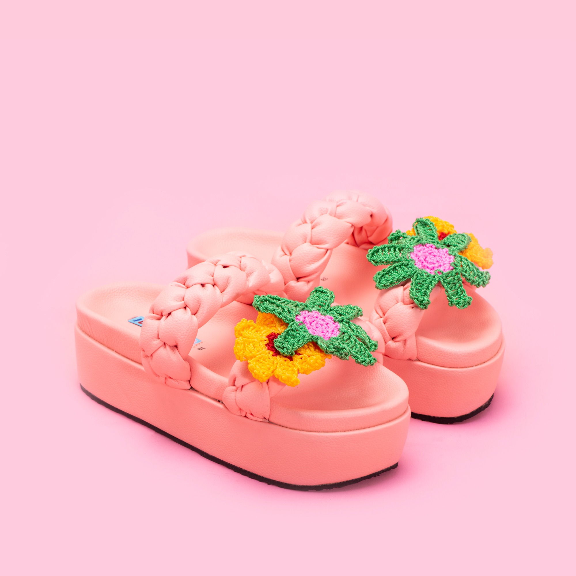 Momo Bubblegum Platform Sandals