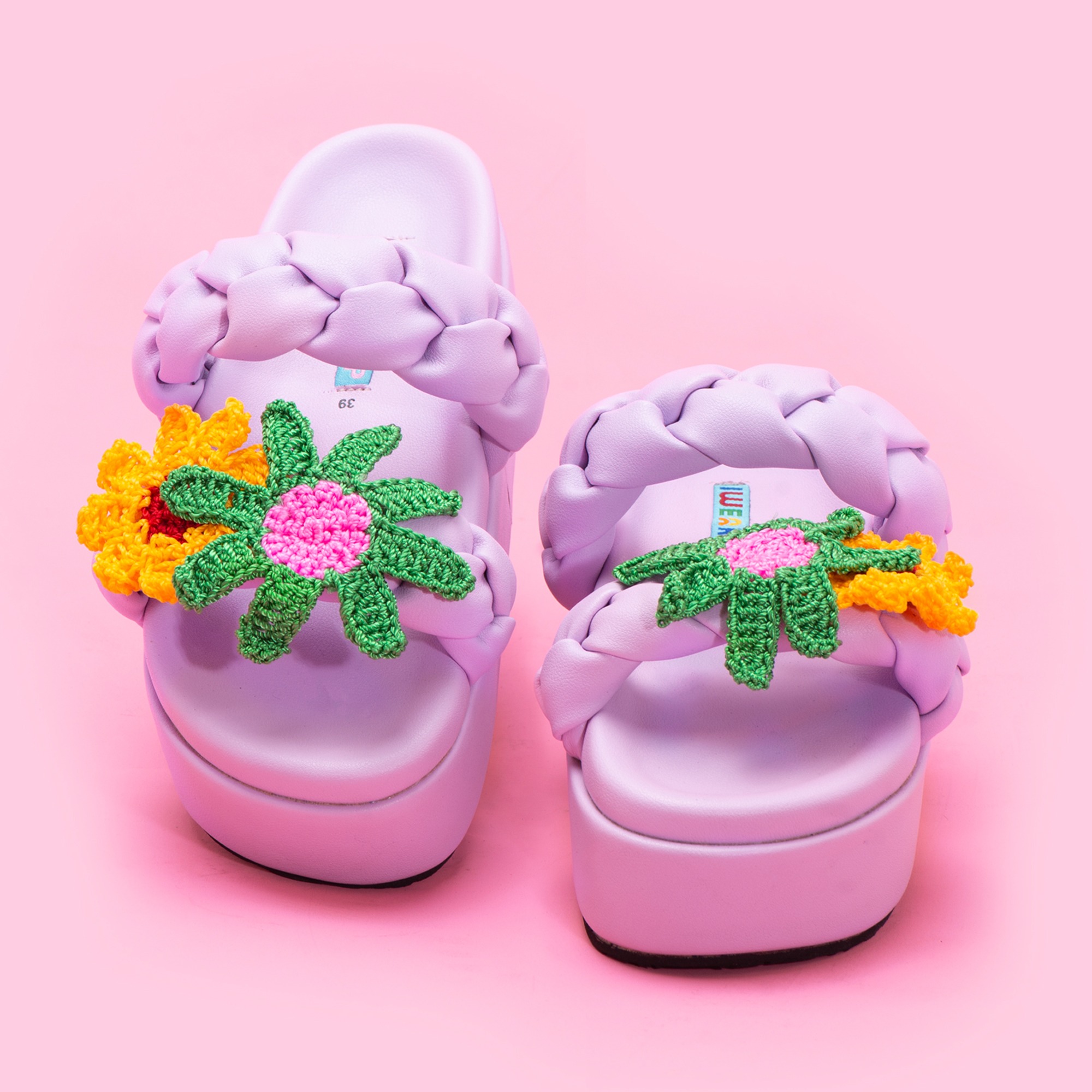 Momo Lavender Platform Sandals