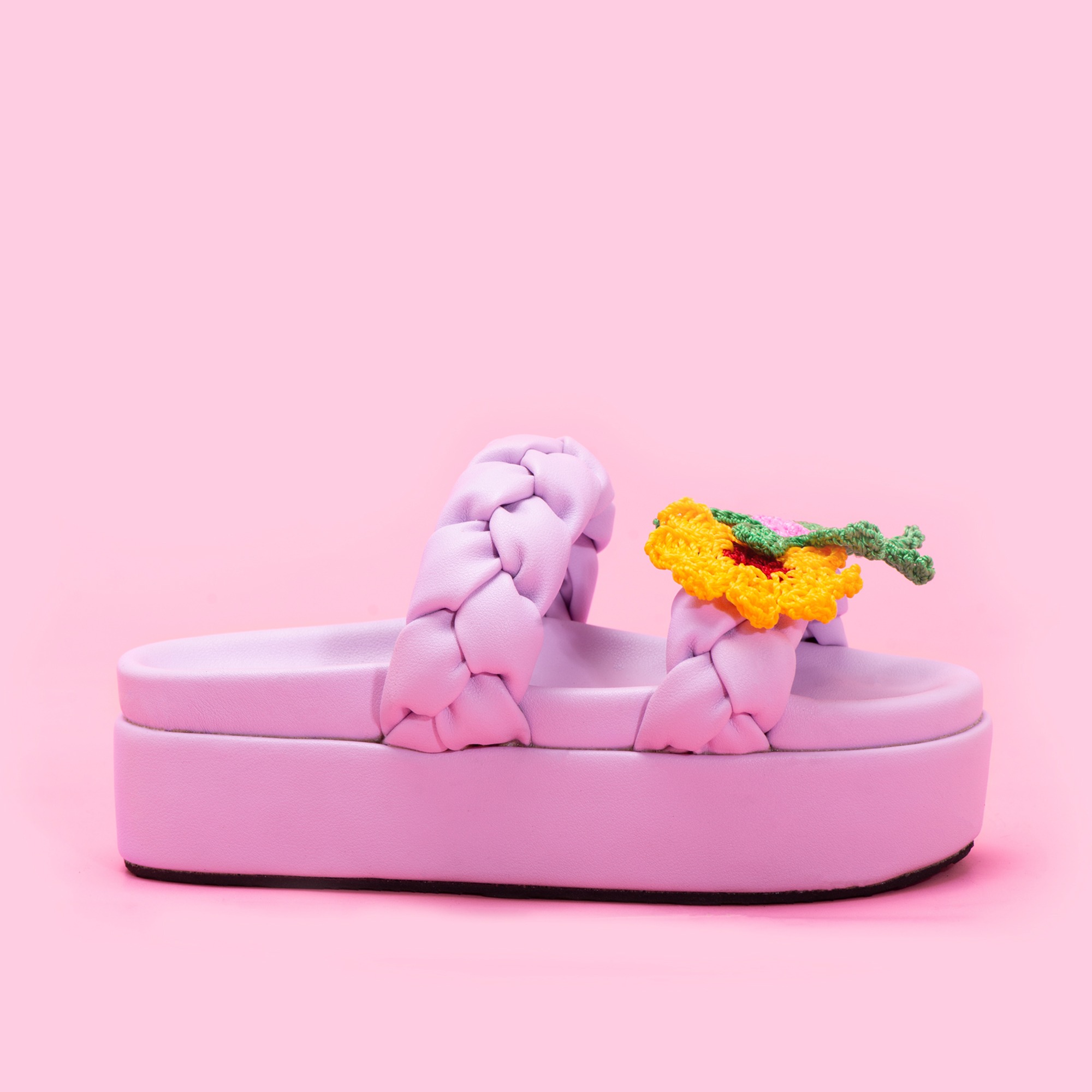 Momo Lavender Platform Sandals
