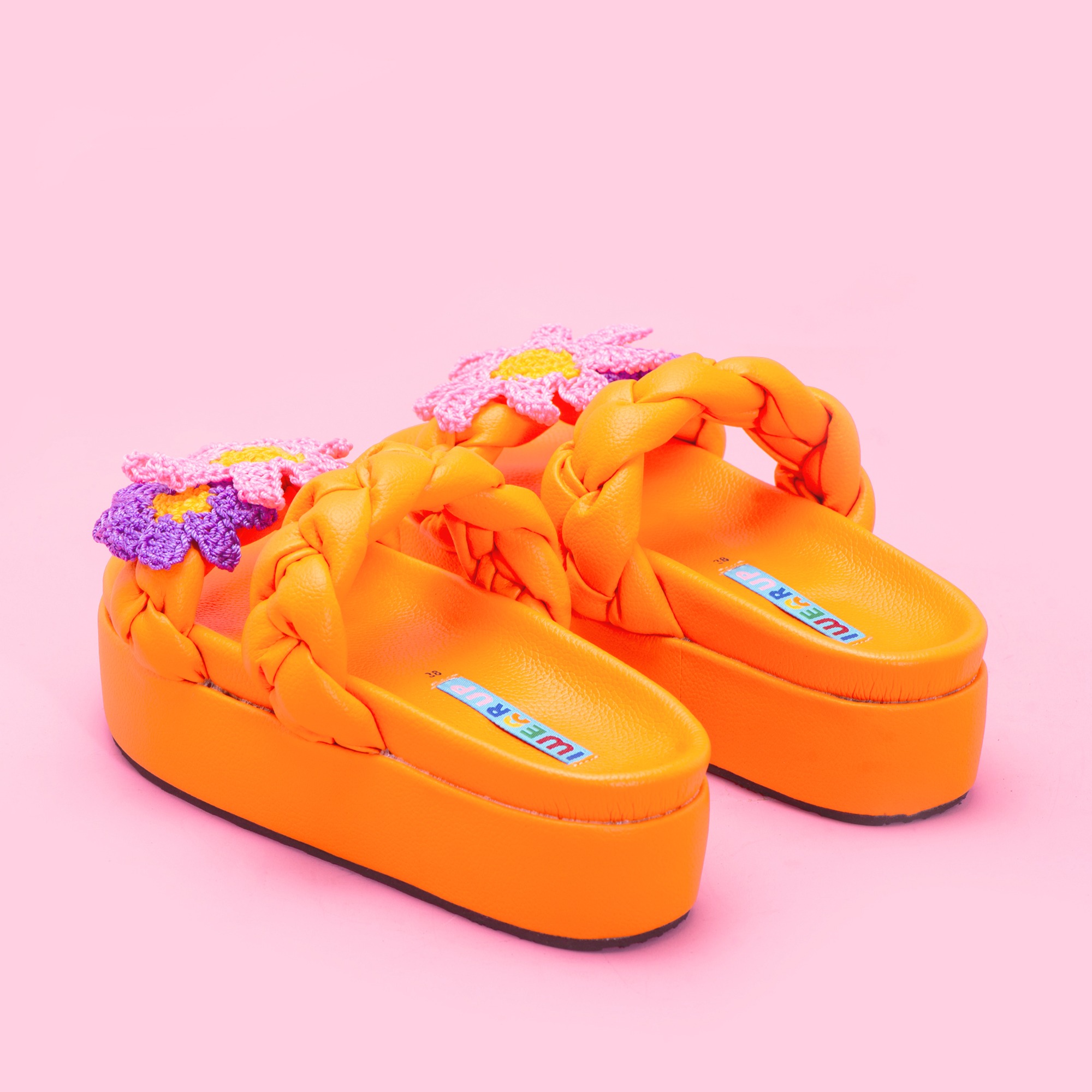 Momo Pumpkin Platform Sandals
