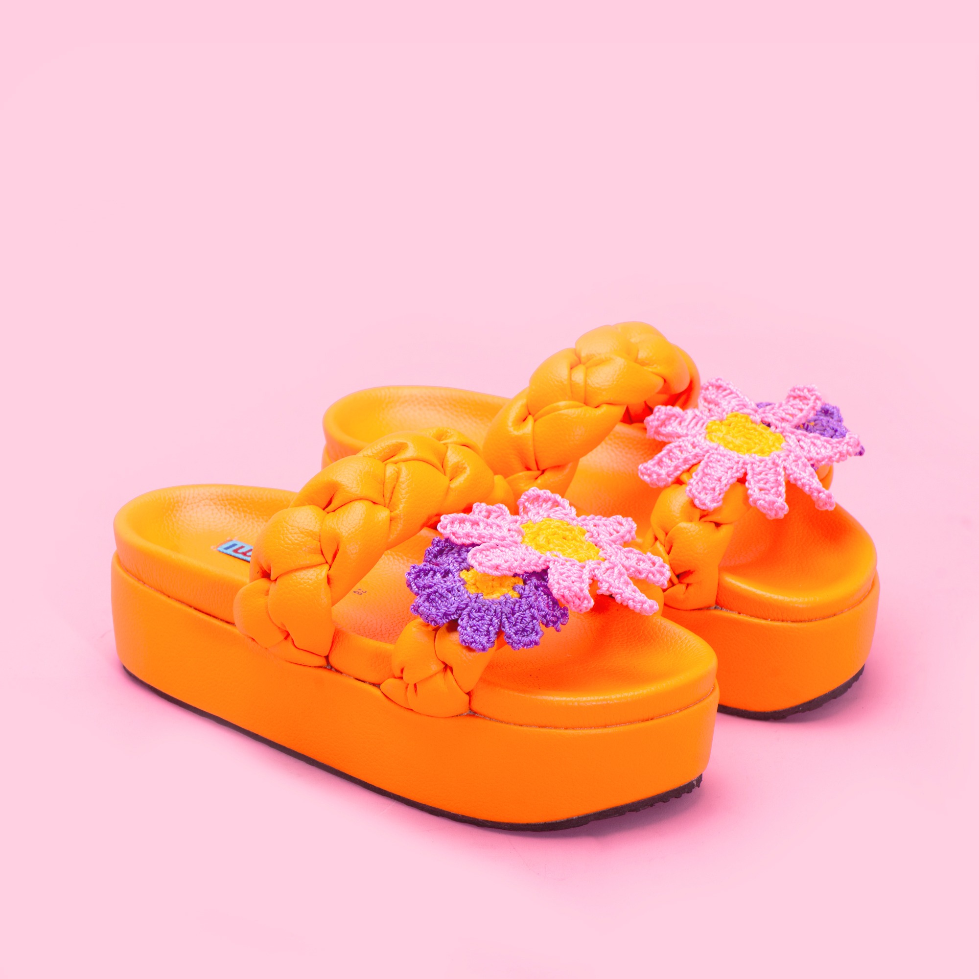Momo Pumpkin Platform Sandals