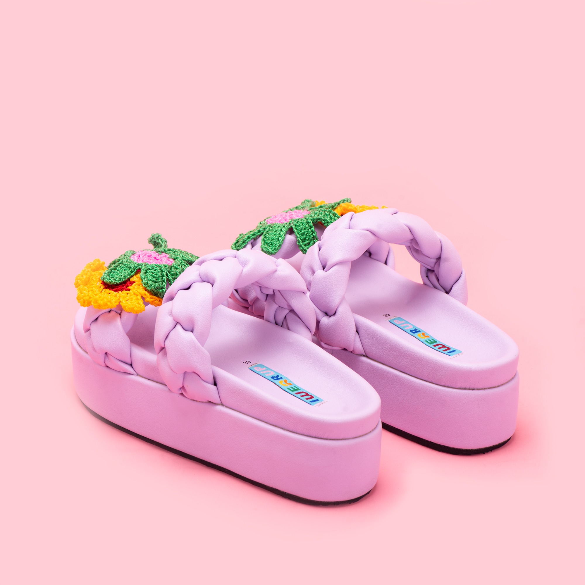Momo Lavender Platform Sandals