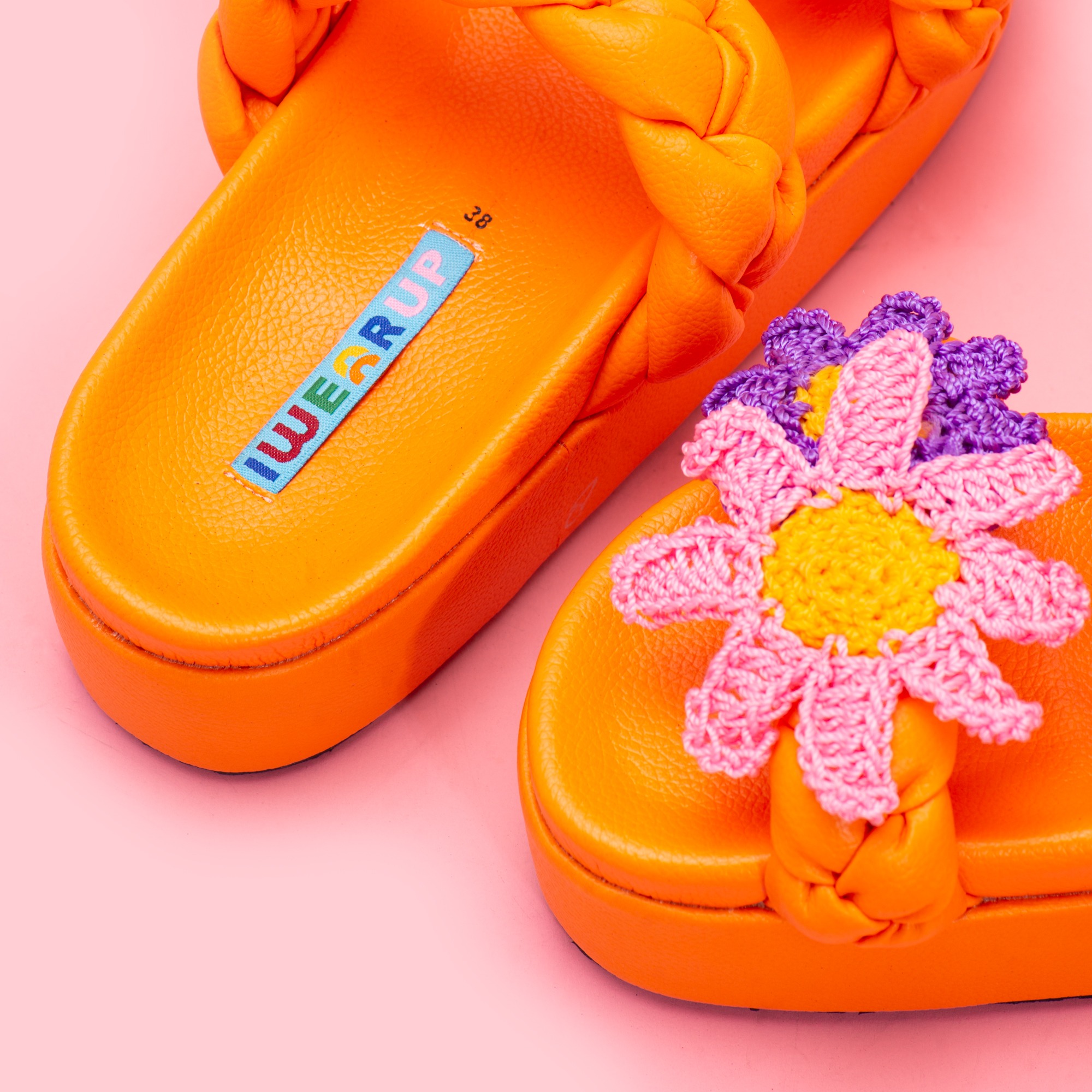 Momo Pumpkin Platform Sandals