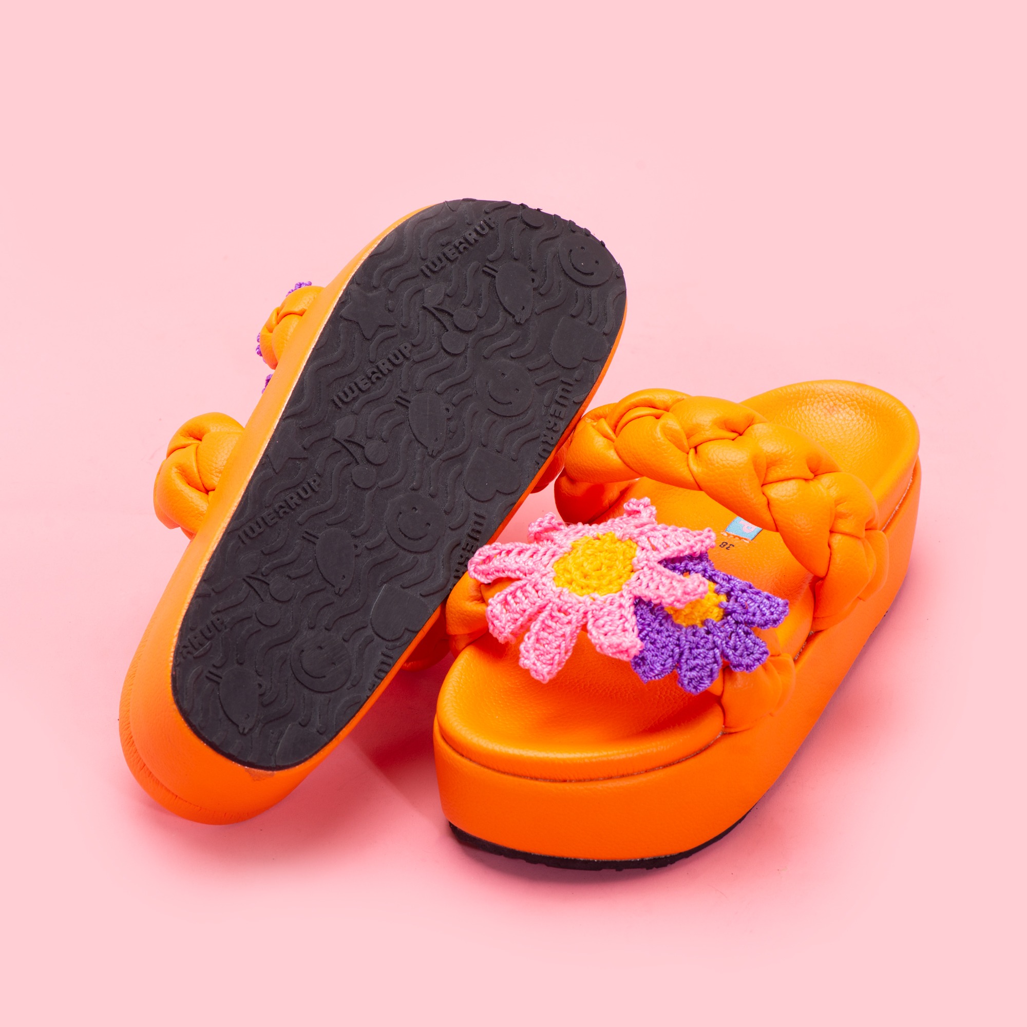 Momo Pumpkin Platform Sandals