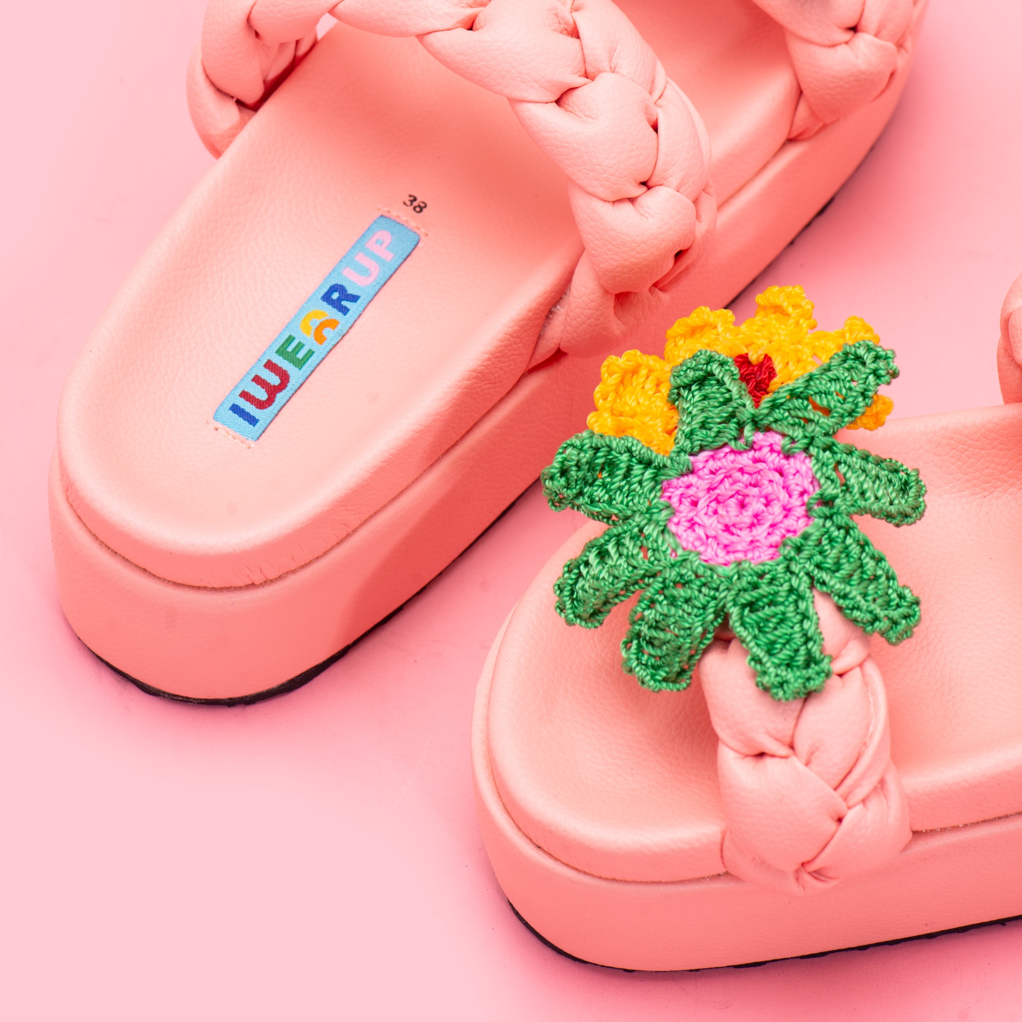 Momo Bubblegum Platform Sandals