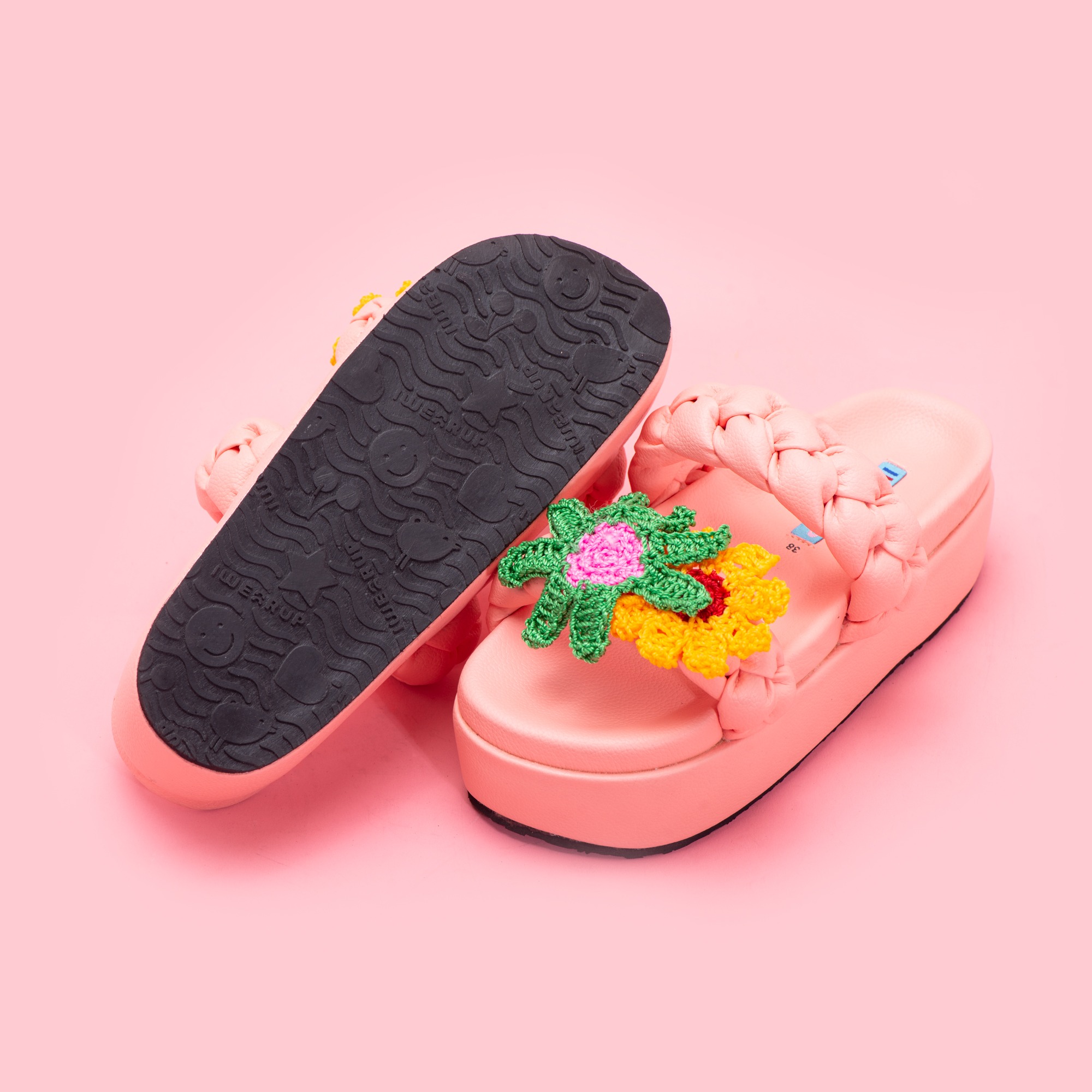 Momo Bubblegum Platform Sandals