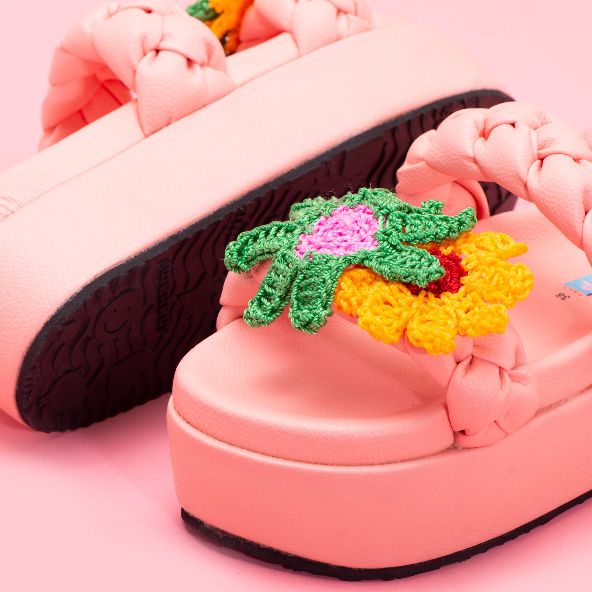 Momo Bubblegum Platform Sandals