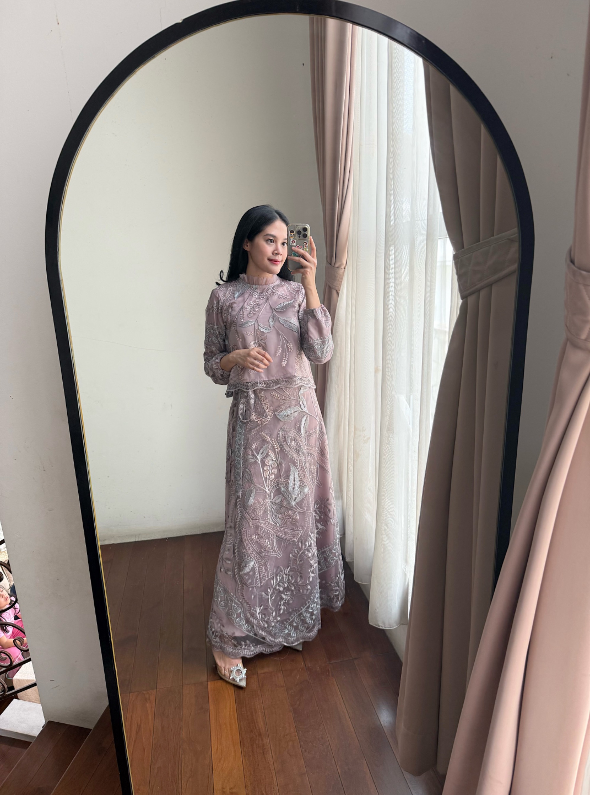 Amrthelabel / chemyla set / mauve taupe