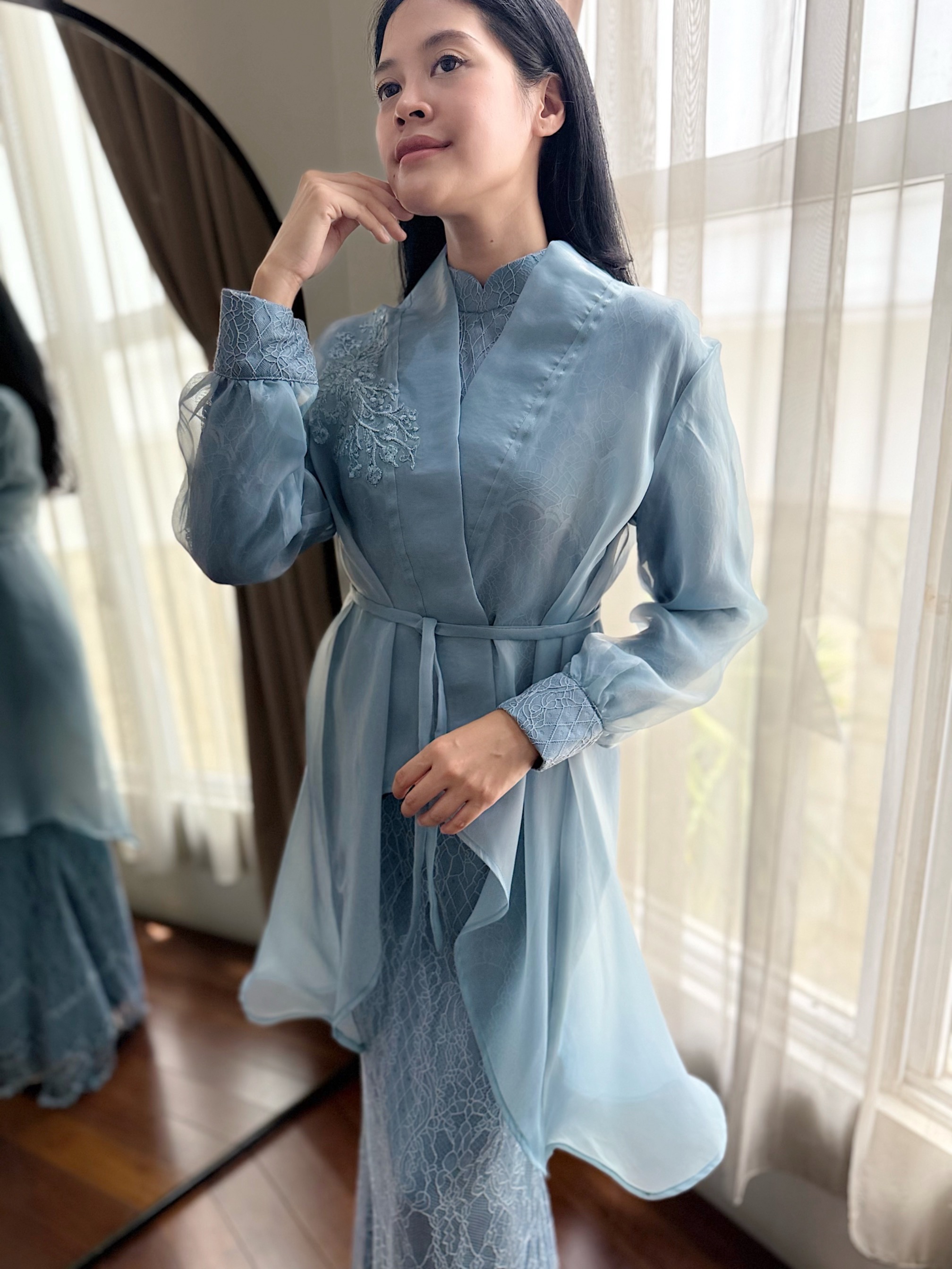 Amrthelabel / camara organza / denim
