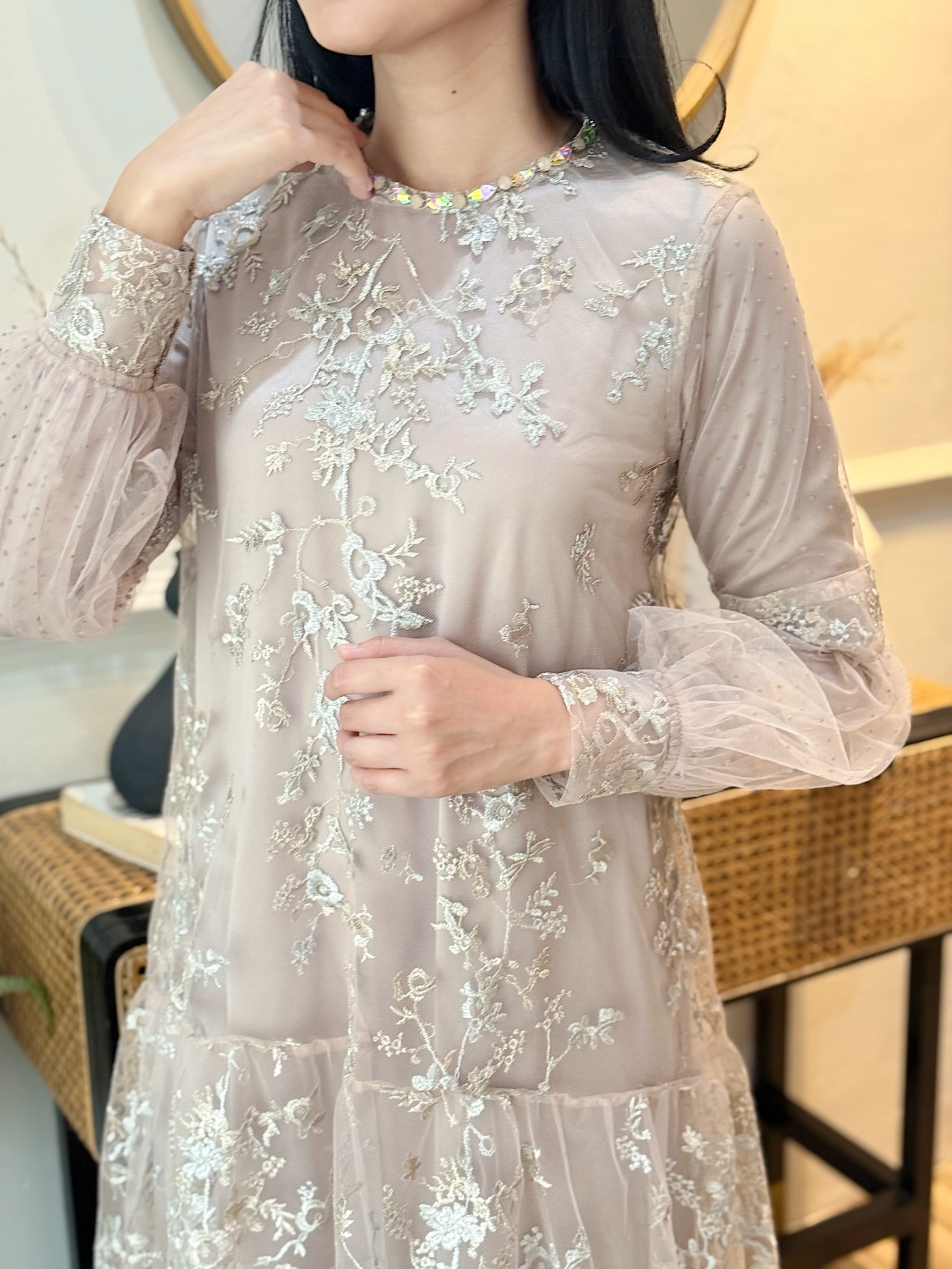 Amrthelabel / tavisha dress / nude