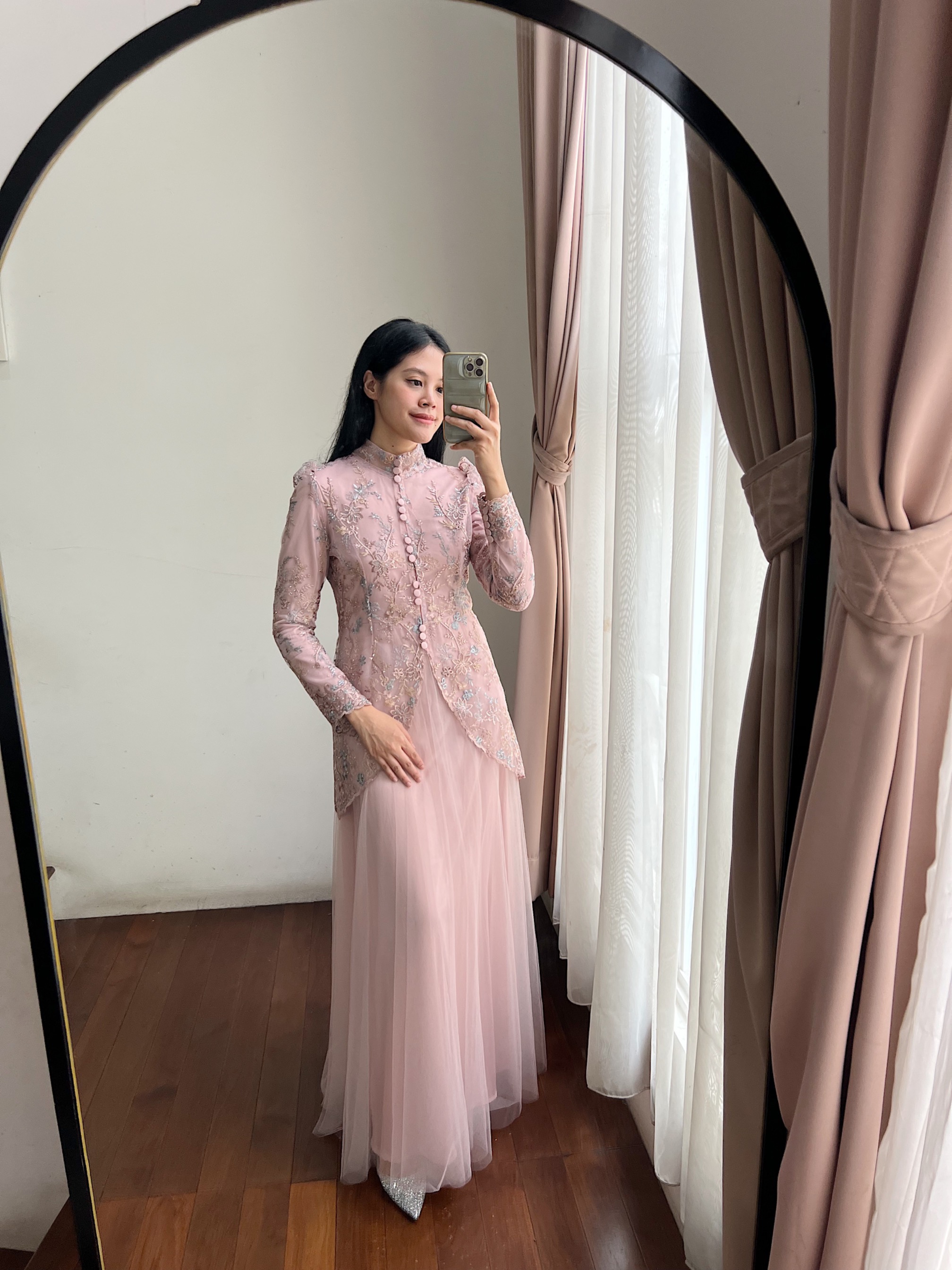 Amrthelabel / dayana dress / natural pink