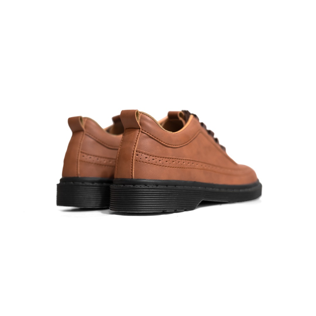 Casual Sneakers Brogue Tan