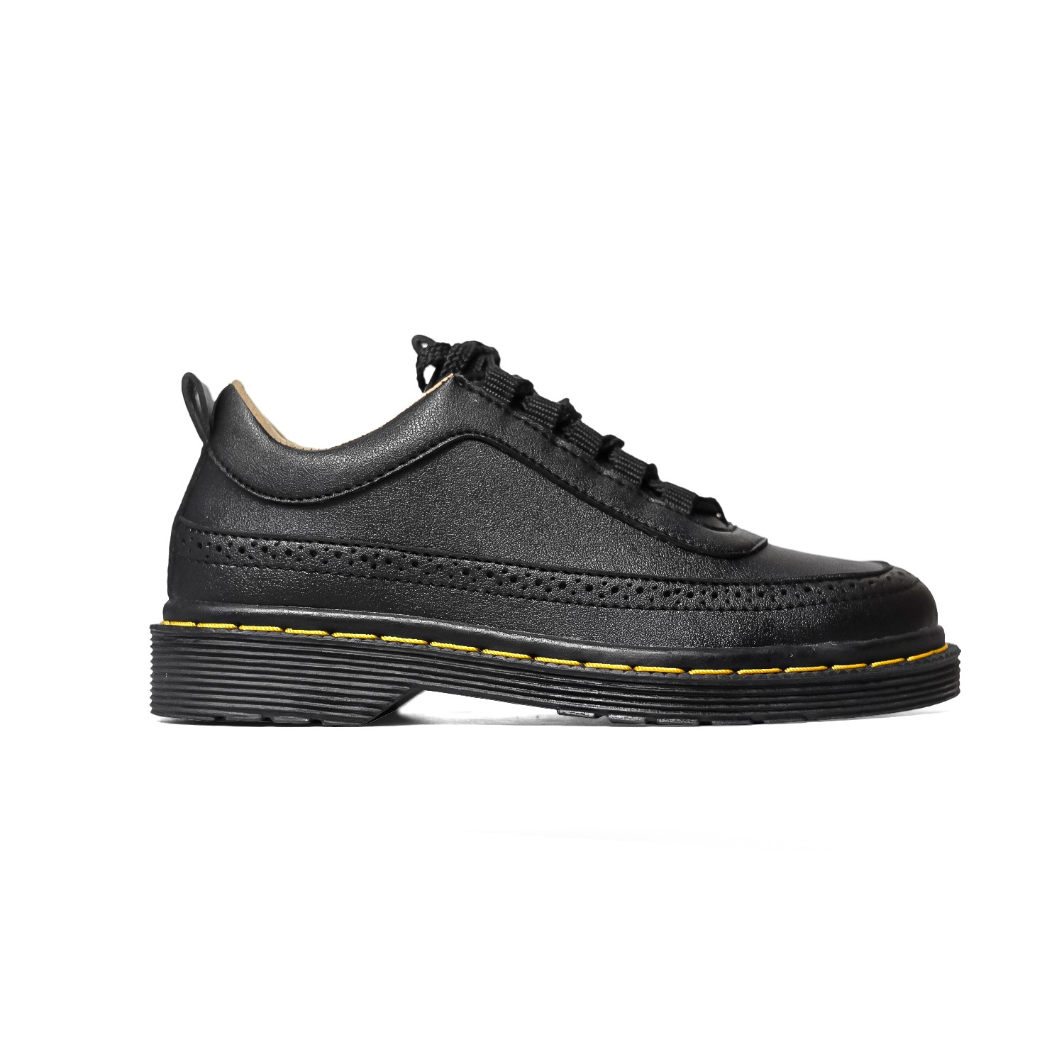 Casual Sneakers Brogue Black