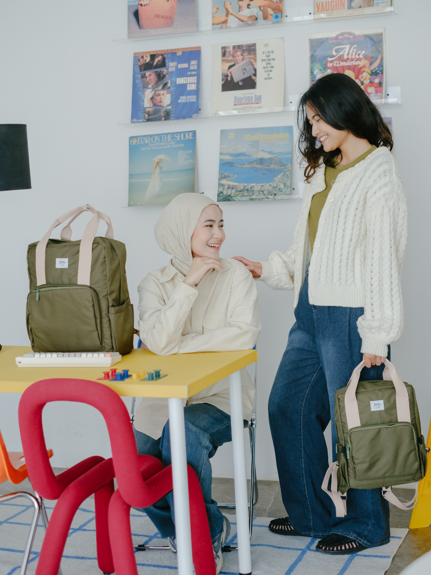FLICKA Backpack | Nolan Tas Ransel Wanita Waterproof