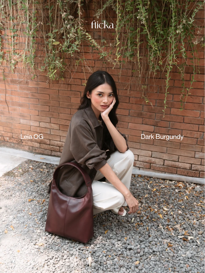 FLICKA BAGS - Leia Hobo Bag 3 Size Tas Slouchy Synthetic Leather - Tas Laptop 14-15 inch