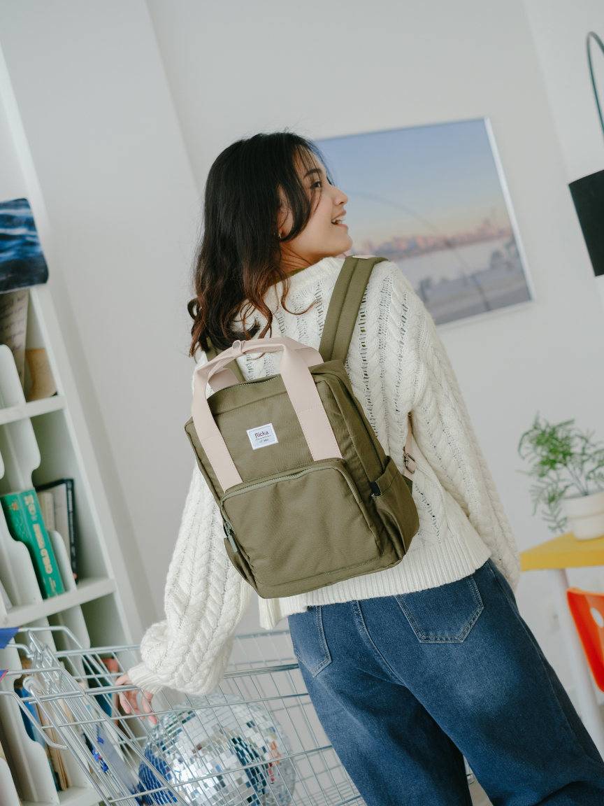 FLICKA Backpack | Nolan Tas Ransel Wanita Waterproof