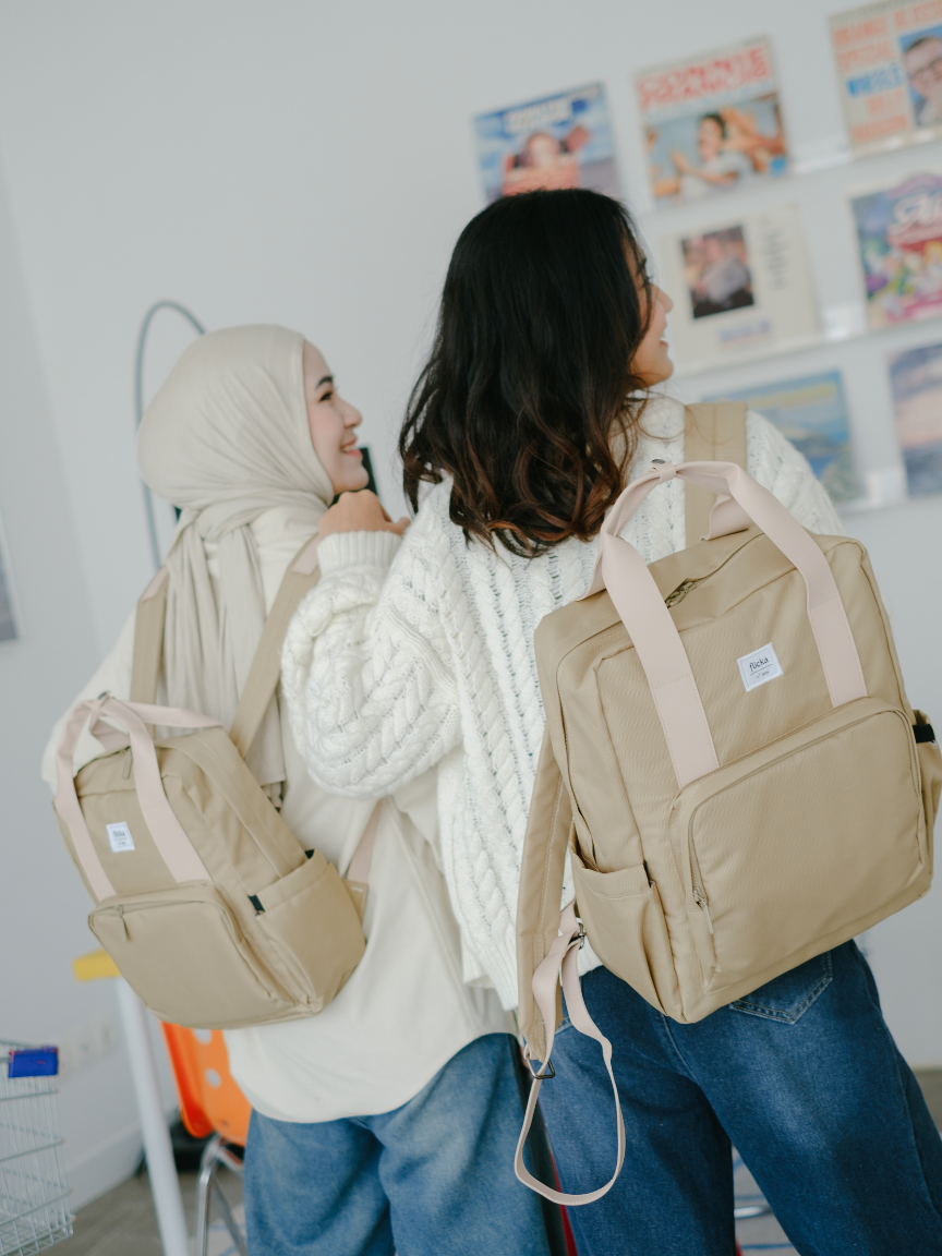 FLICKA Backpack | Nolan Tas Ransel Wanita Waterproof