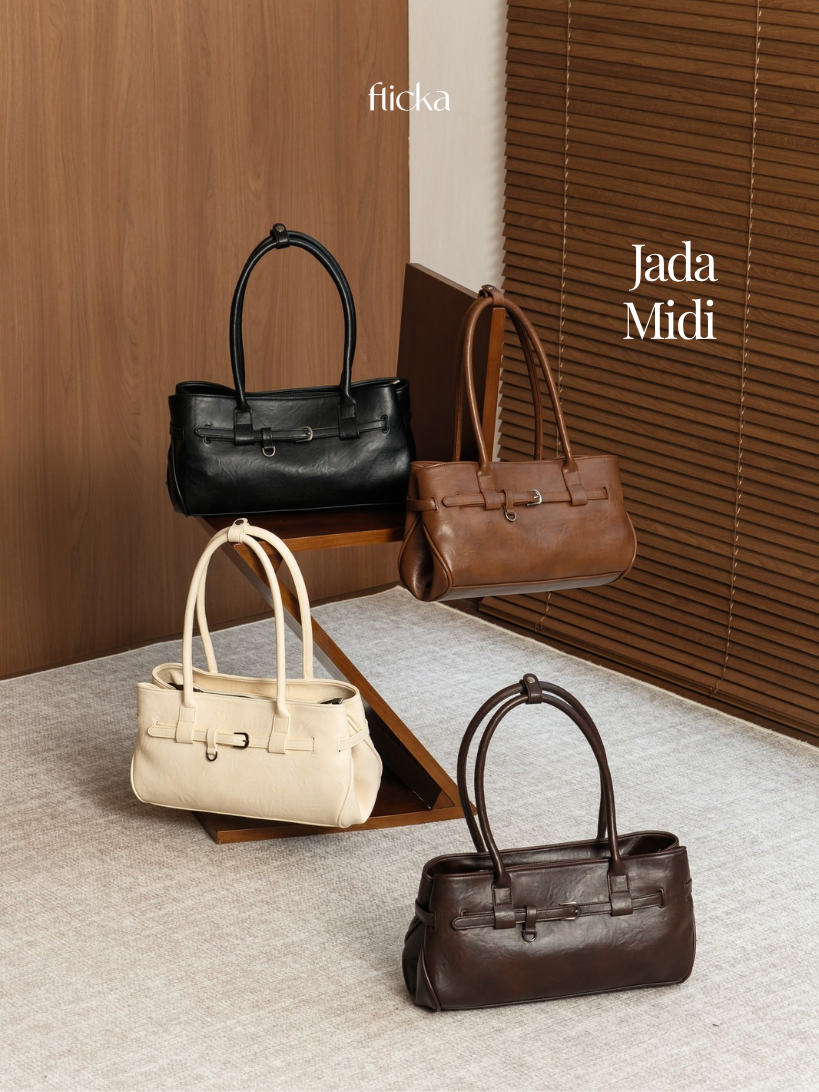 FLICKA Jada Bag - Shoulder Bag - Fit Laptop 13 inch - Tas Kerja - Tas Wanita